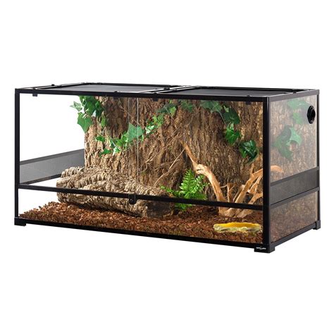Reptizoo Large Reptile Terrarium Tall And 48 Inch Wide Reptile ...