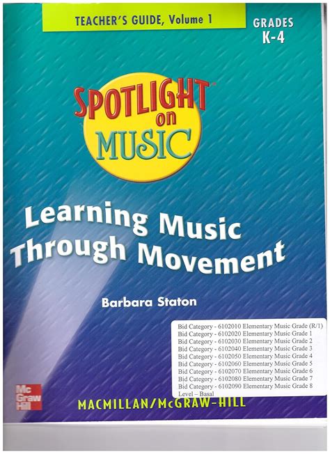 Buy Spotlight on Music, Grades K-4: Learning Music Through Movement ...