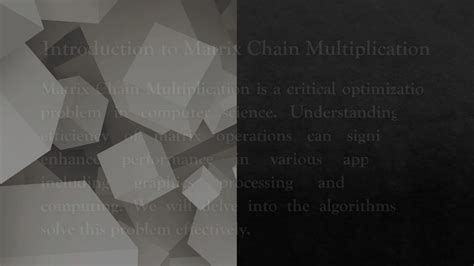 Matrix Chain Multiplication PPT 的图像结果