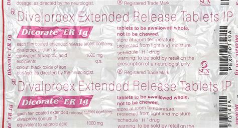 Dicorate Er 1 G Tablet (10): Uses, Side Effects, Price & Dosage | PharmEasy