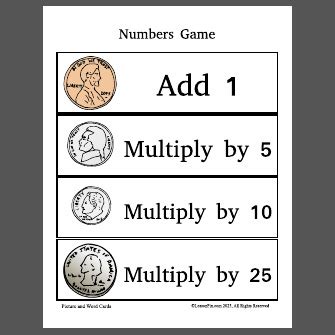 Image result for Numbers Game Normal