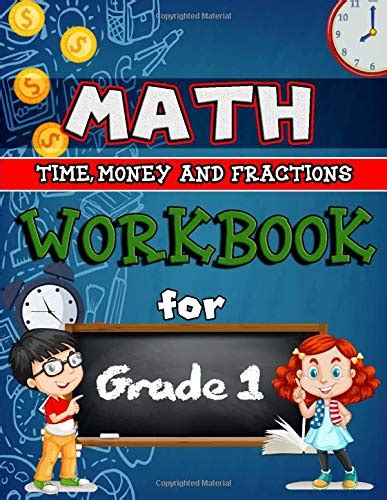 Buy Time, Money & Fractions Workbook for Grade 1: Identifying Equal ...