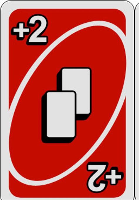 Uno +2 Card Red