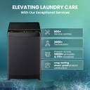 Haier 8 kg Toughened Glass with Anti Bacterial Vortex Pulsator, 1300 ...