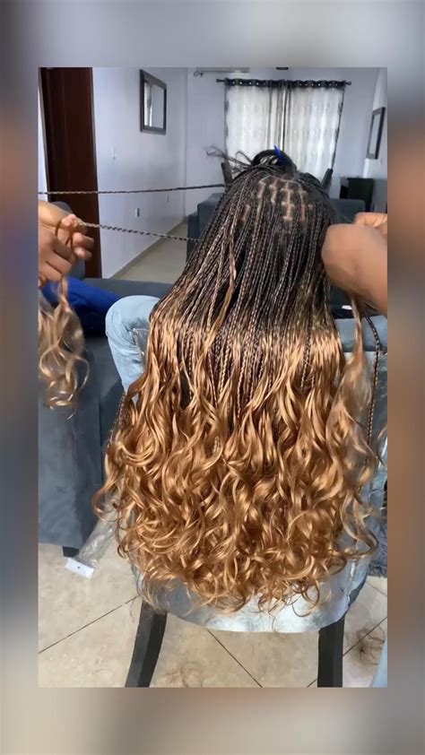 Curly box braids – Artofit