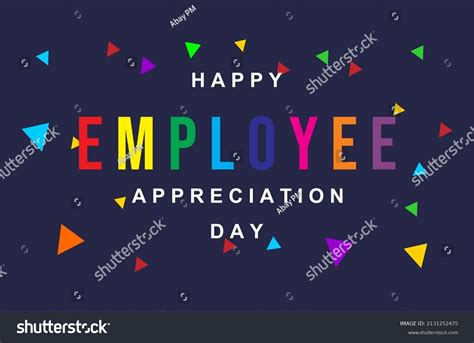Happy National Employee Appreciation Day Stock Vector (Royalty Free ...