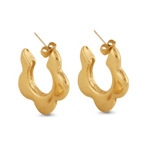 Chic Hoop Earrings Online: Designer Gold & Silver Hoops | TFC