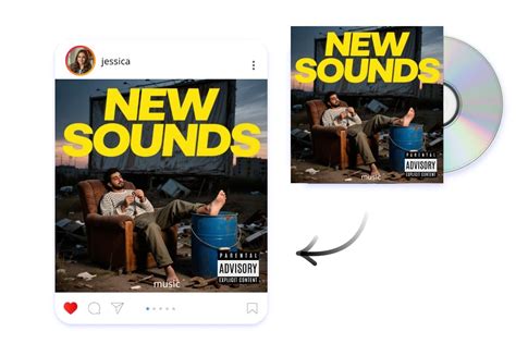 Parental Advisory Album Cover Maker Online Free | Fotor