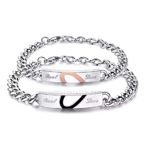 Buy University Trendz Unisex Multicolor 2 Pieces Real Love Silver ...