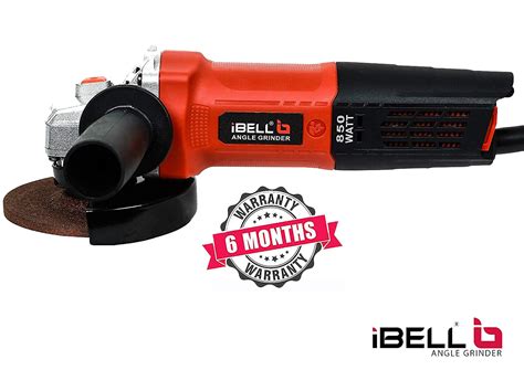 iBELL AG10-70, 850W,4-INCH, 11000RPM Angle Grinder W/Back Switch, 1 Gr ...