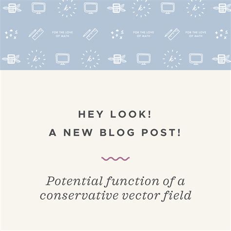 Image result for Potential Function Conservative Vector Field