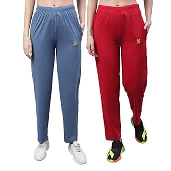 Mack Jonney Regular fit Cotton Trackpant for Women (Pack of 2)-D10_D ...
