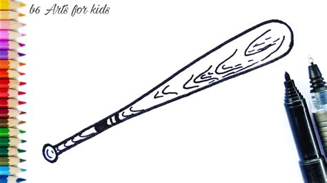 Drawing Of A Baseball Bat - Drawing Tips Guide