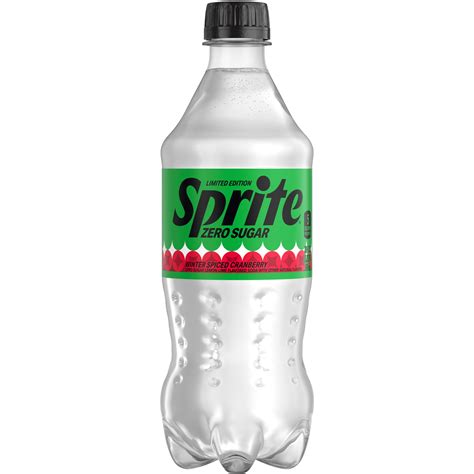 Sprite Winter Spiced Cranberry Zero Sugar, Lemon-Lime and Cranberry ...