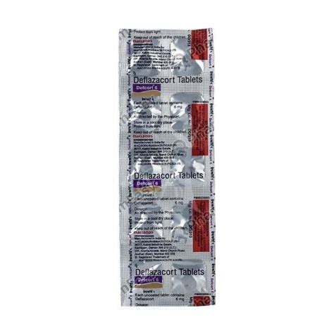 Defcort 6 Tablet Bulk Supplier in India - Jindal Medical Store