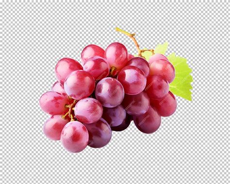 Isolated grape on a transparent background | Premium PSD