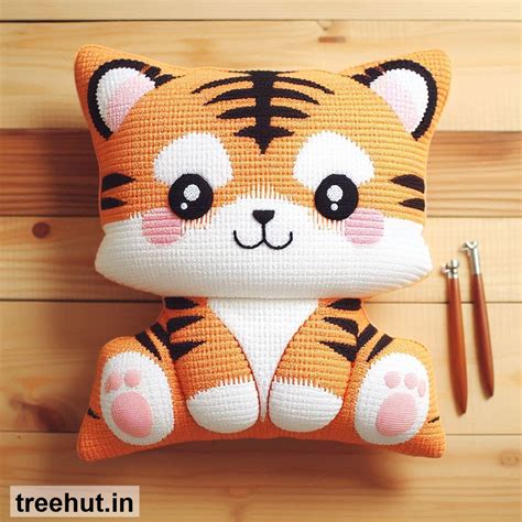 Tiger Cushion Design Ideas, Animal Cushion Ideas