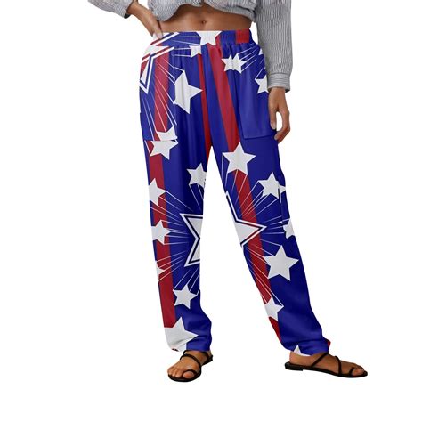 Rlmidhb Independence Day 4th of July Pajama Pants for Women American ...