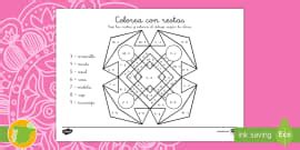 Ficha de actividad: Colorear con sumas hasta 10 - Monstruos