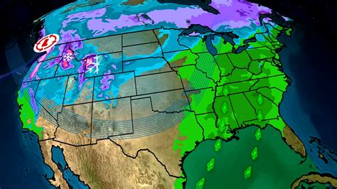 Rain And Snow Forecast From Coast-To-Coast Next Week - Videos from The ...