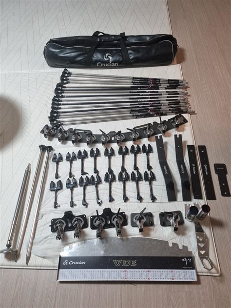 낚시용품전문 중고장터 > 크루션 받침틀 10+2+2+1+1 16단팝니다.