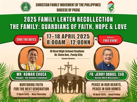 2025 Family Lenten Recollection, Rizal High School - Gymnasium, Pasig ...
