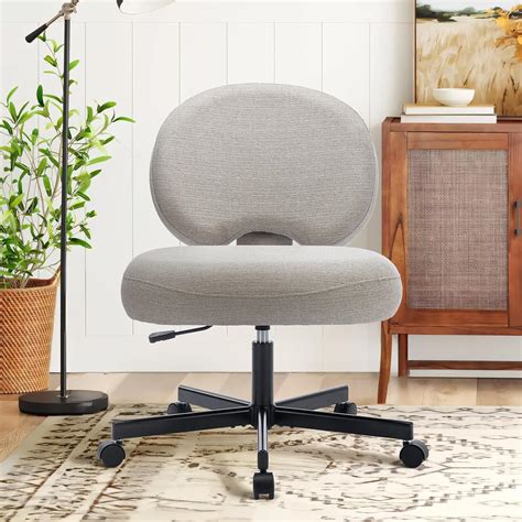 Amazon.com: Criss Cross Chair with Wheels-Armless Cross Legged Desk ...