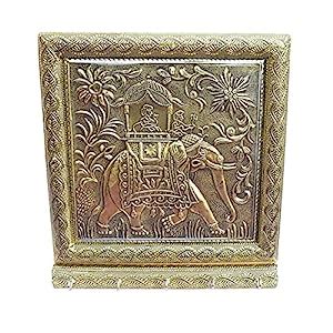 TECHZAGE Handcrafted Beautiful Minakari Wall Hanging Key Holder Square ...