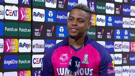 PBKS vs RR - Post-Match Interview - Shimron Hetmyer