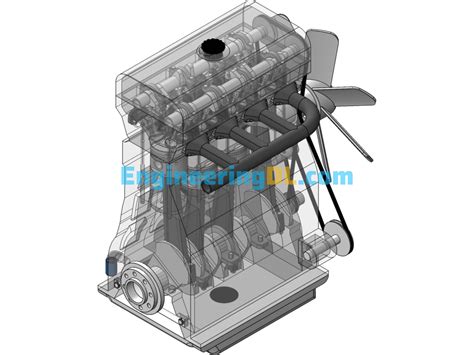 Image result for SolidWorks Model of Engine