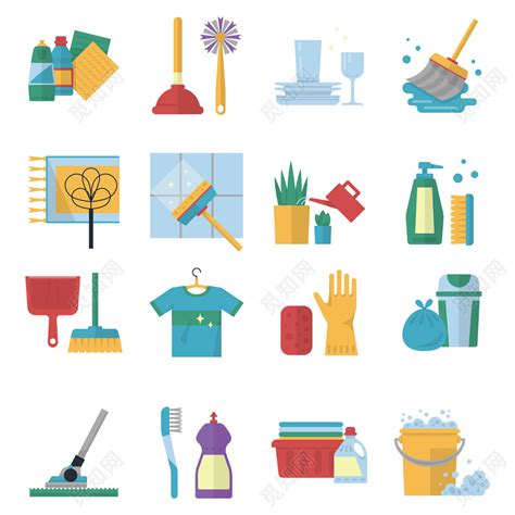 家政清洁工具 家居日用品打扫工具清洗图片素材免费下载 - 觅知网