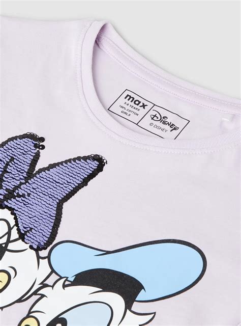 Buy Girls Donald and Daisy Duck Print T-shirt Online at just Rs. 399.0 ...