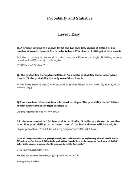 Probability Theory Questions 的图像结果