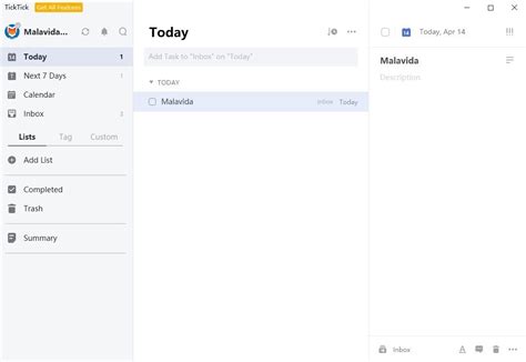 TickTick 6.2 - Download for PC Free