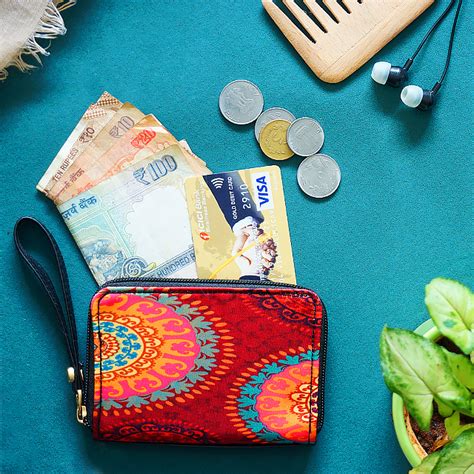 Madhubani Card Pouch - Boriya