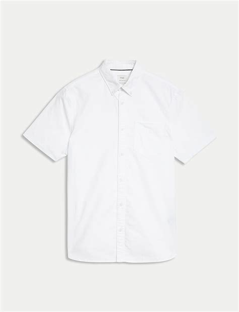 Buy Pure Cotton Oxford Shirt at Marks & Spencer
