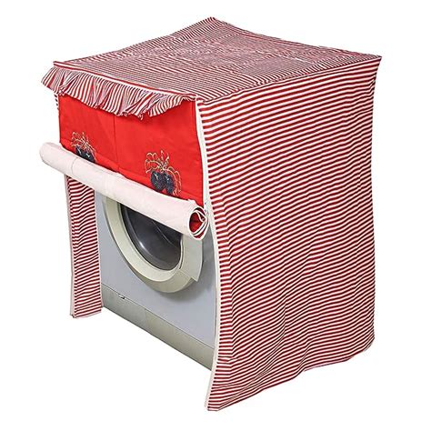 Kuber Industries Tomato Print Cotton Front Load Fully Automatic Washing ...