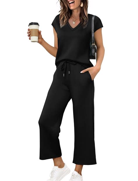 Two Piece Sets for Women Beach Vacation Clothes Lounge Set Date Outfits ...