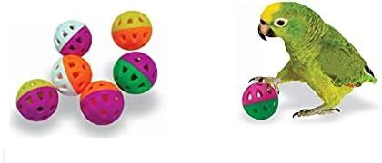 Bird Ball Toys with Rattler for Birds Playing Toys (Pack of 4) Birds ...