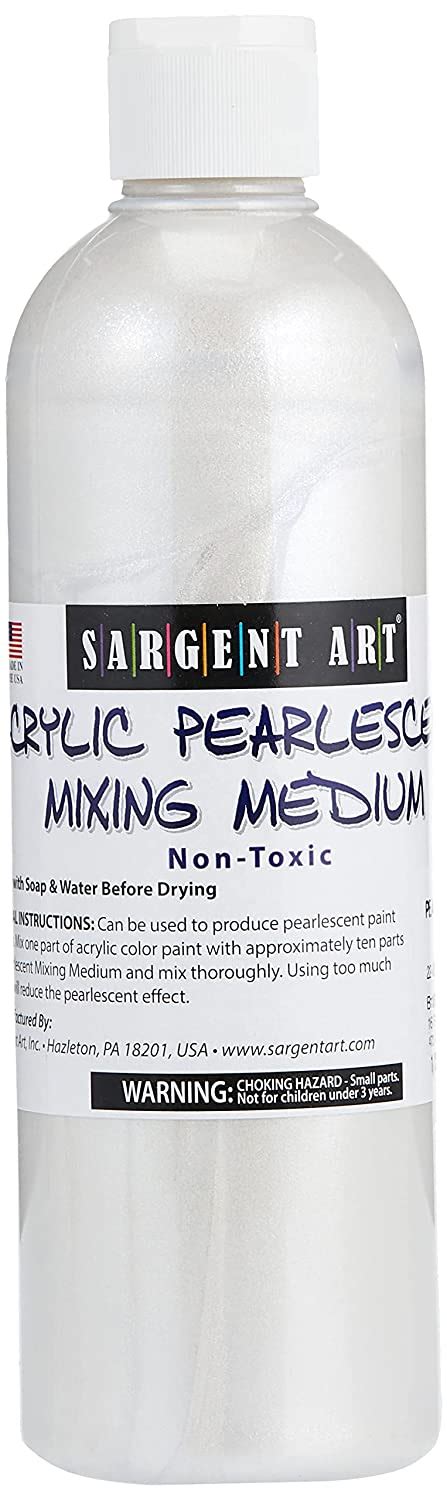Sargent Art 22-8813 16-Ounce Pearlescent Mixing Medium : Amazon.in
