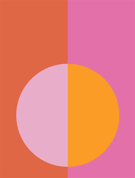 Colorblock Sunset - Boho Red Orange Pink Graphic by Solely Stated ...