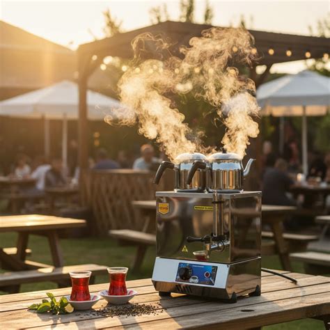 Remta EP02 A 20 Model Double Teapot Tea Cooker, 14 L, Electric Price