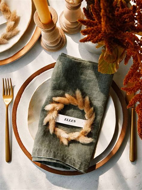 Thanksgiving Dinner Place Cards
