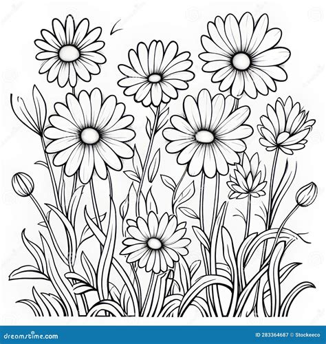 Adult Flower Coloring Pages