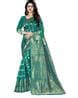 Buy Rama Green Sarees for Women by Sugathari Online | Ajio.com