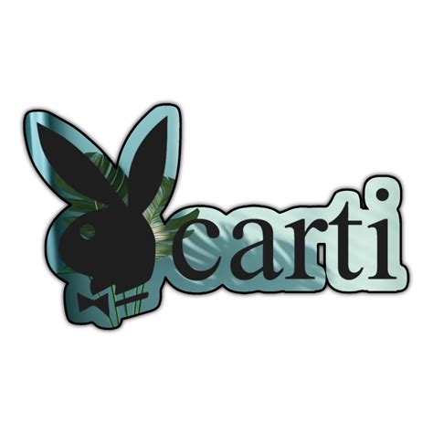 Simple Playboi Carti Logo Black Mirror Custom Mirror