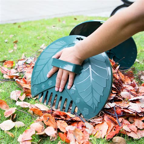Orientools Yard Hand Rakes, Durable Leaf Scoops for Picking up Leaves, Grass Clippings and ...