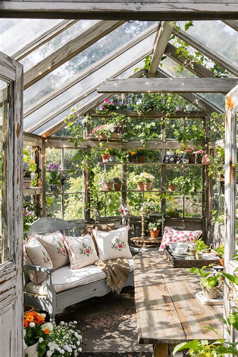 18 Stylish Greenhouse Interiors For Plant Lovers in 2025 | Greenhouse ...