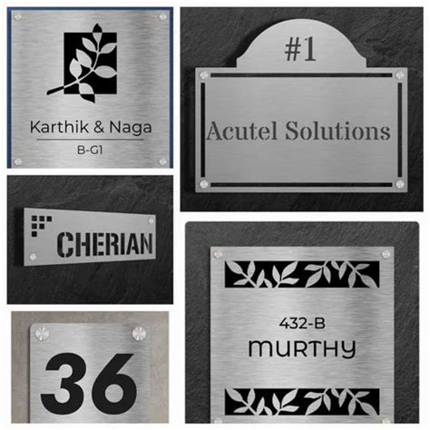 Name Plate - Etched Metal Nameplate Trader - Wholesaler / Distributor ...