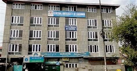 Central University of Kashmir, Ganderbal: Contact, Website, Email ...